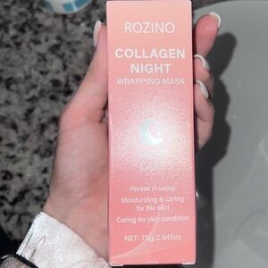 Rozino Collagen Night Wrapping Mask - Soft Pink